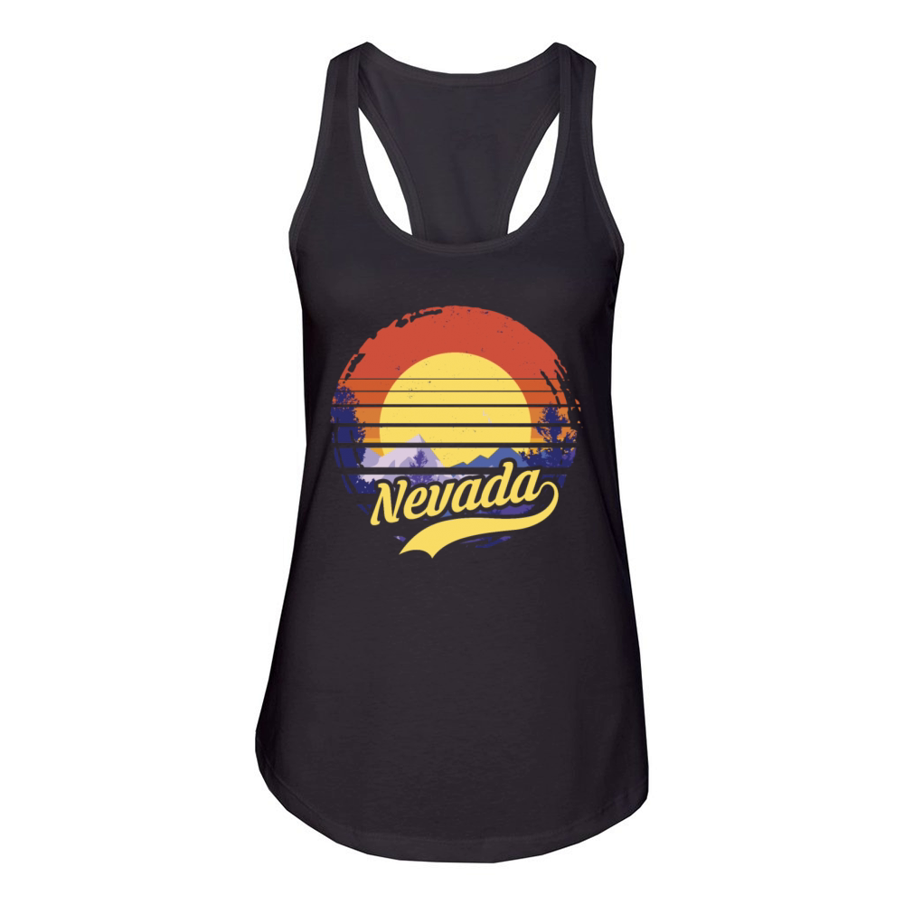 Nevada Usa Staate Women's Racerback Tank