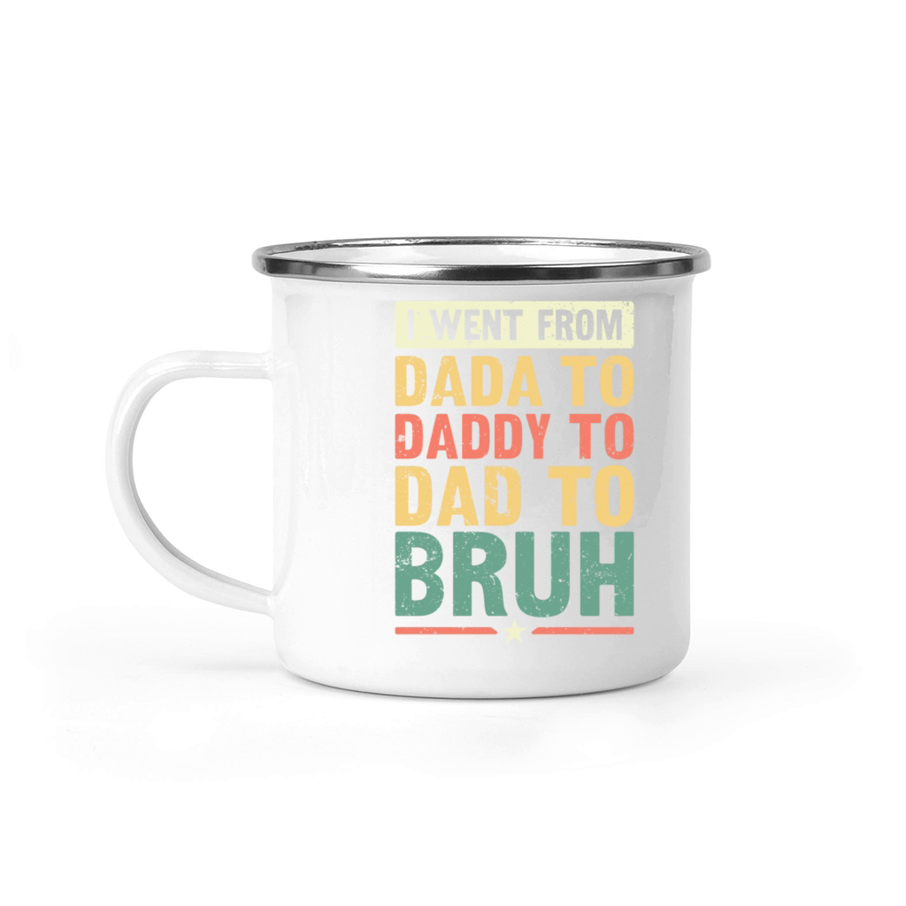 Dada Daddy Dad Bruh Fathers Day Vintage Funny Camping Mug