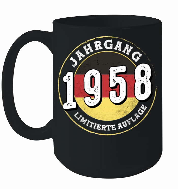 Limitierte Auflage Jahrgangs 1958 Vintage 1958 66 Ceramic Mug