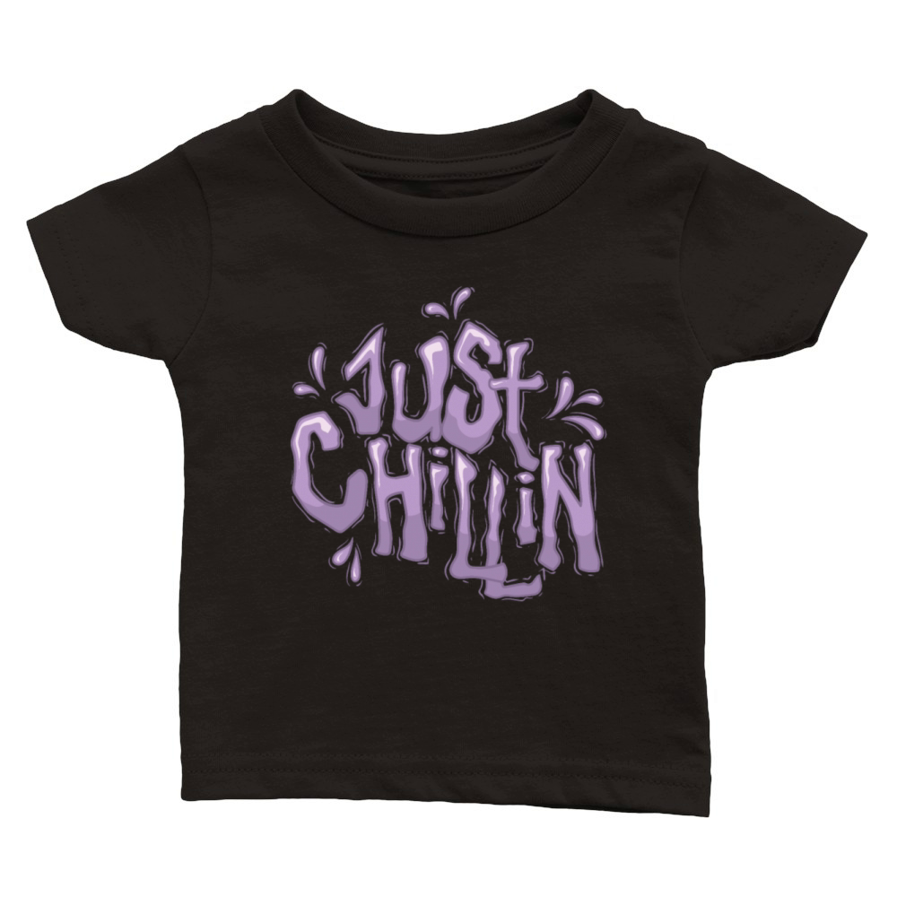 Just Chillin Doing Nothing Classic Baby Crewneck T-shirt