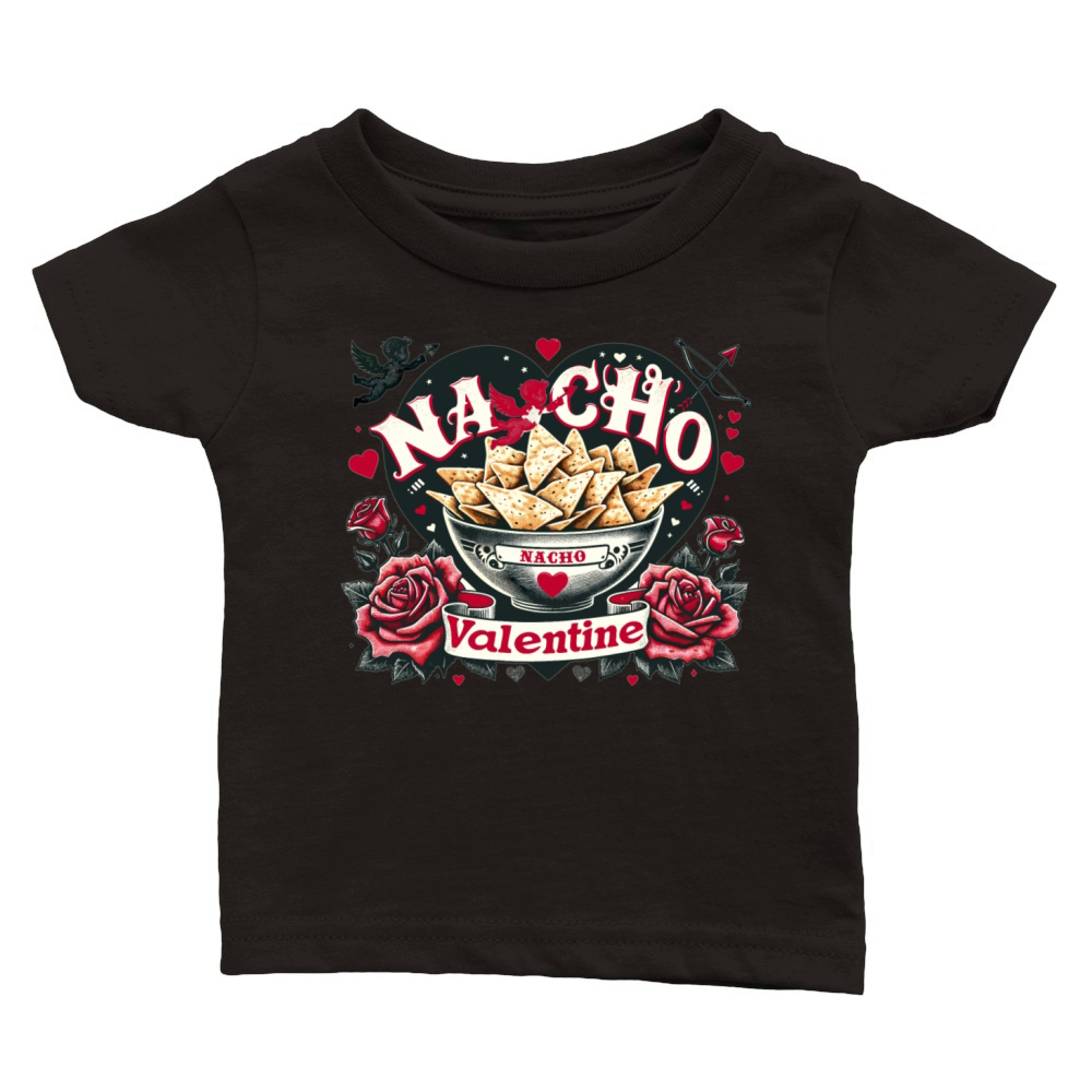 Nacho Valentine Valentines Day Mexican Food Lovers Classic Baby Crewneck T-shirt