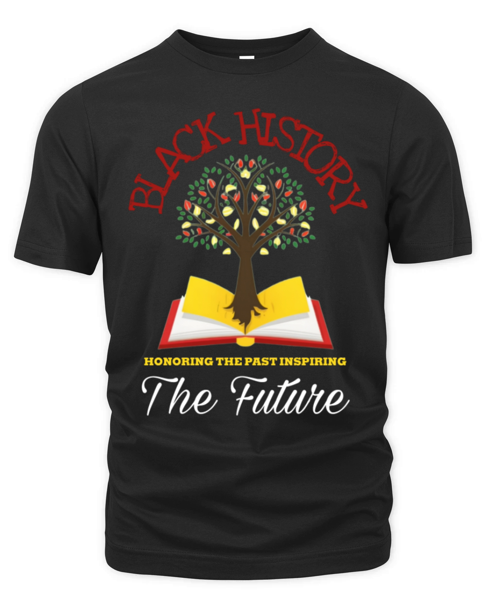 Honoring Past Inspiring Future Black History month Organic Unisex T-shirt