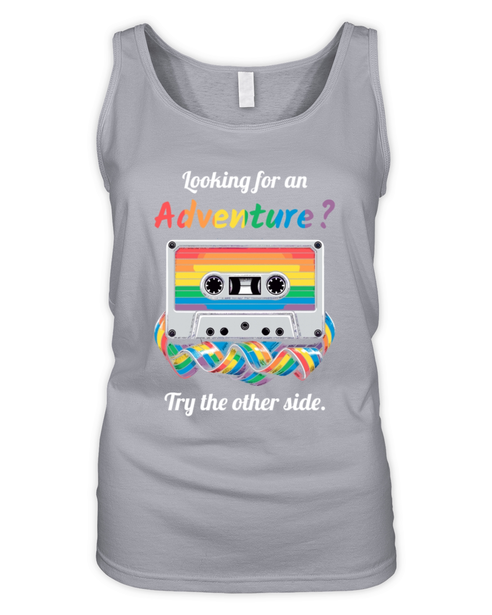 Funny Pride Cassette With Gay Joke Organic Women's Tank Top
