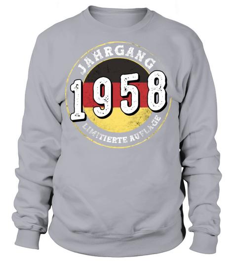 Limitierte Auflage Jahrgangs 1958 Vintage 1958 66 Sweatshirt Unisex