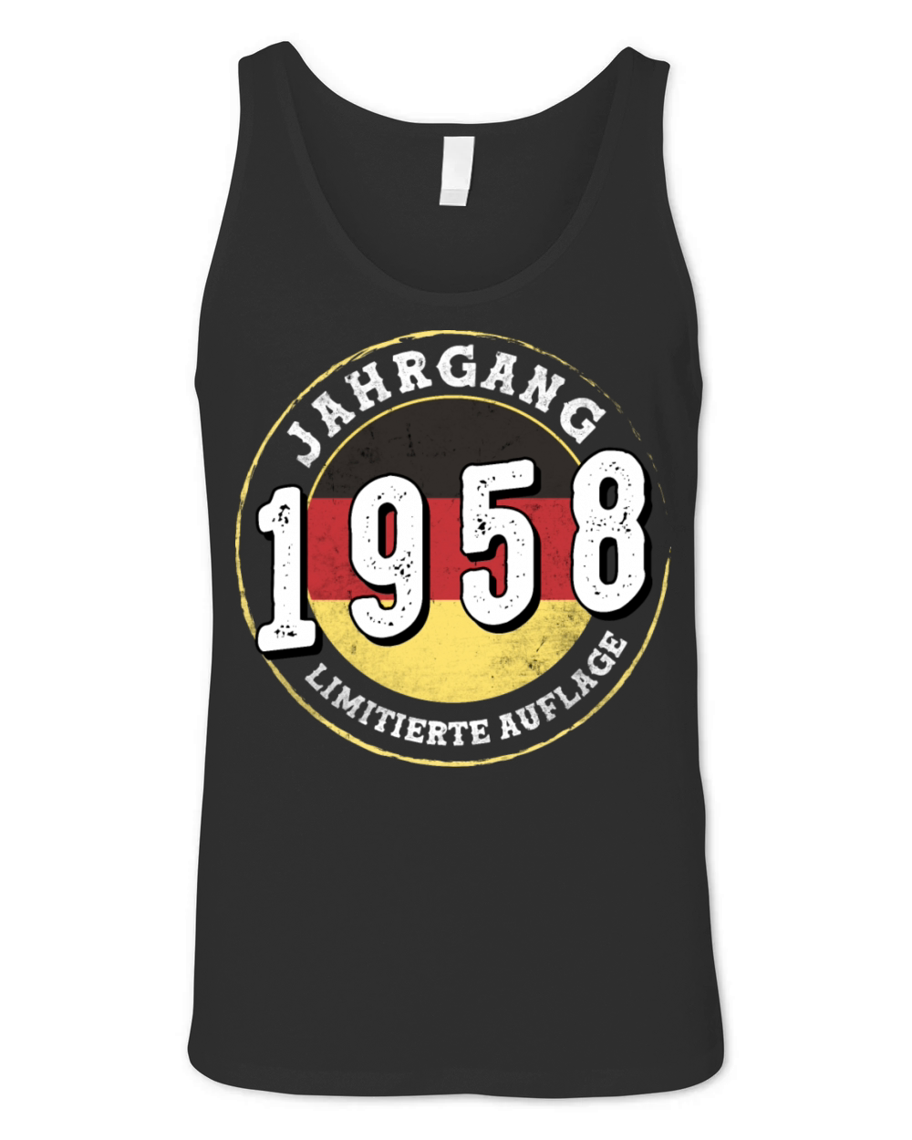 Limitierte Auflage Jahrgangs 1958 Vintage 1958 66 Unisex Jersey Tank