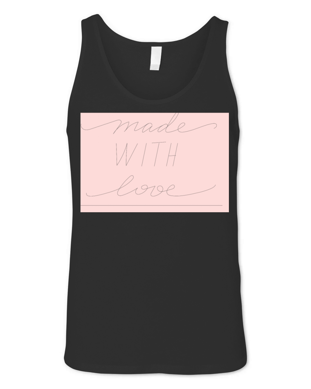 made with love Unisex Jersey Tank