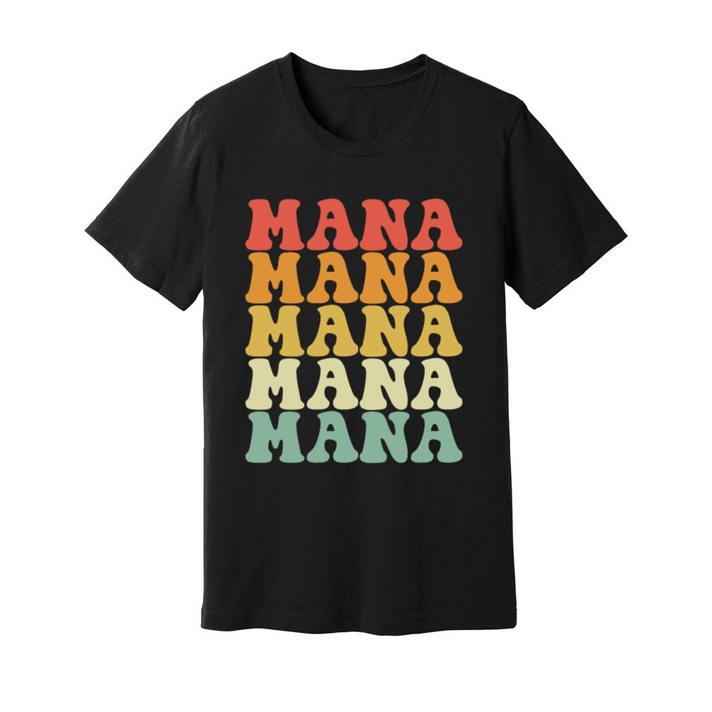 Mana Vintage Retro Manamanarock shirtsvintage rock Unisex Jersey Tee