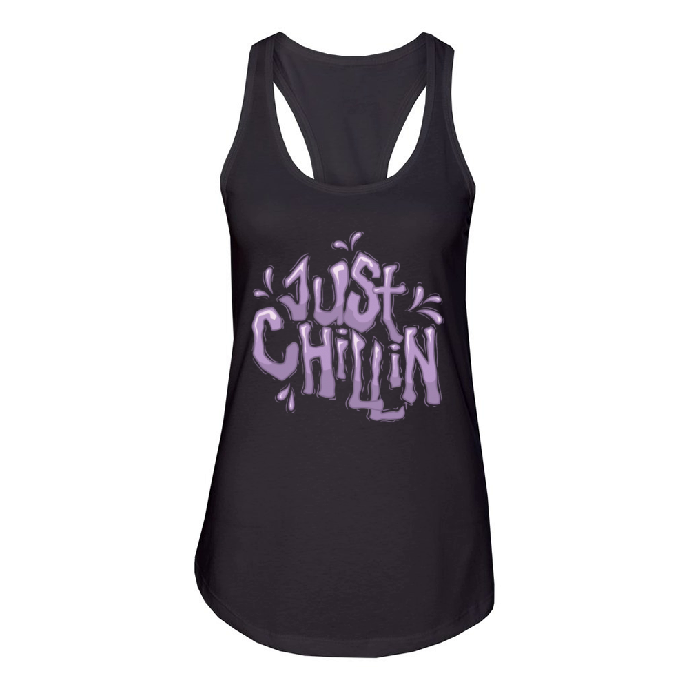 Just Chillin Doing Nothing Women's Racerback Tank
