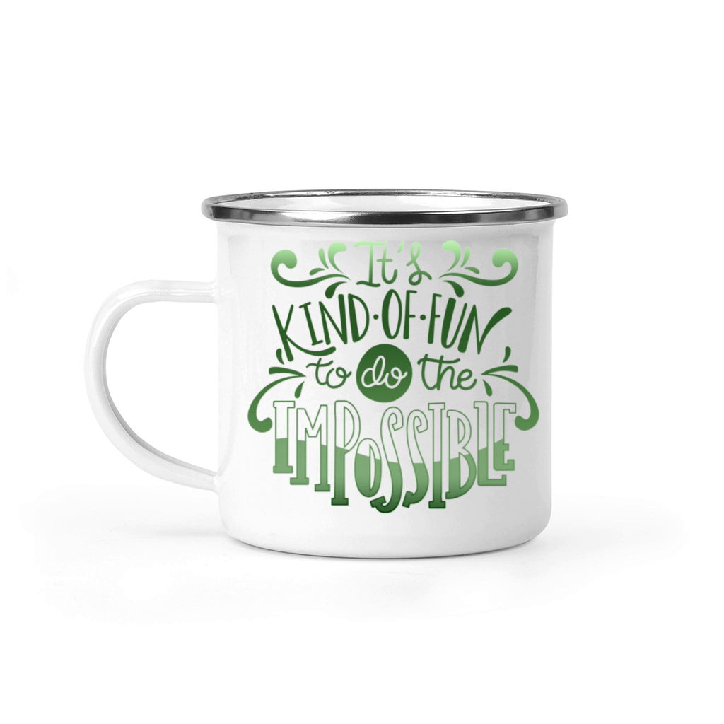 its kind of fun to do the impossible Camping Mug