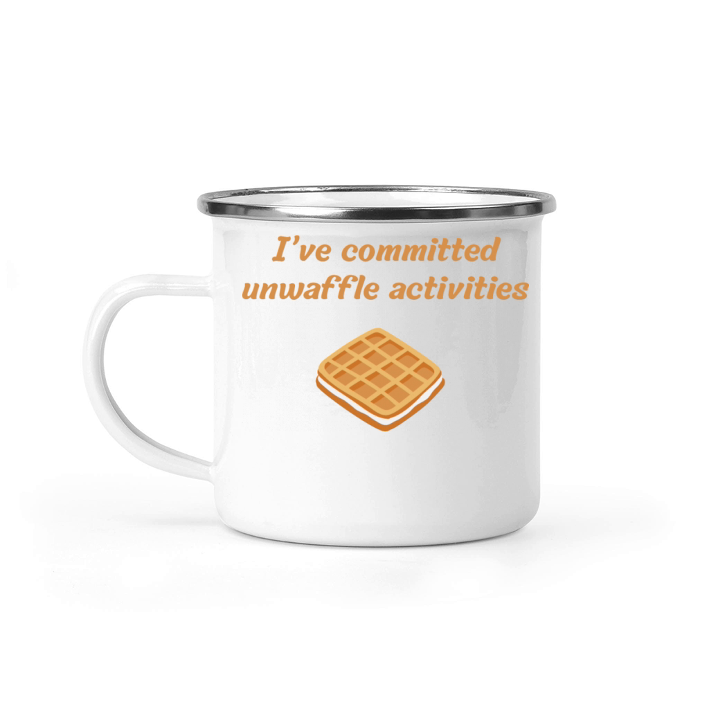 Ive committed unwaffle activities Camping Mug