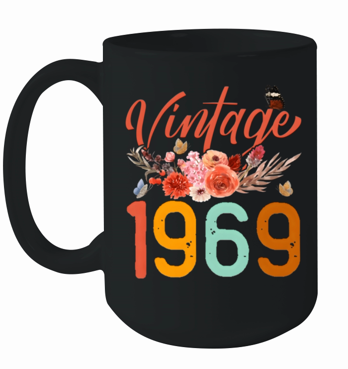 54 1969 Wildflower 54Th Ceramic Mug