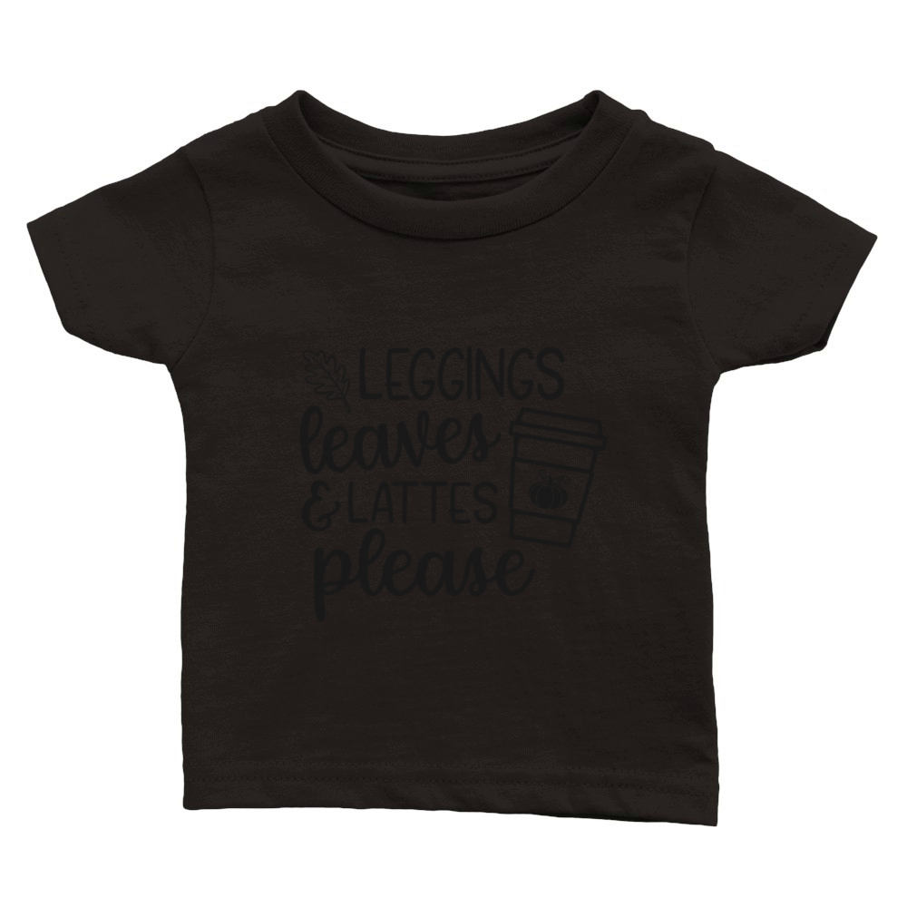 leggins leaves Classic Baby Crewneck T-shirt