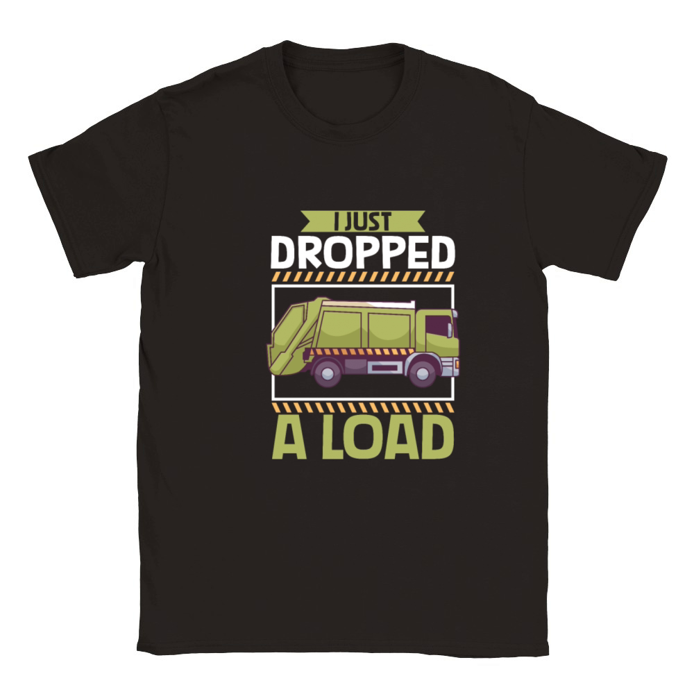 Garbage Trucks Recycling Garbage Truck Driver Classic Kids Crewneck T-shirt