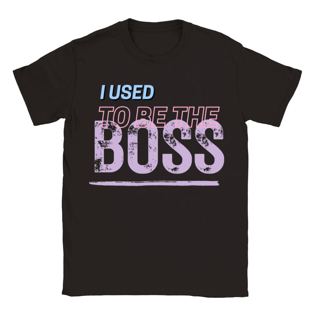 The Evolution I Used to Be the Boss Tee Classic Kids Crewneck T-shirt
