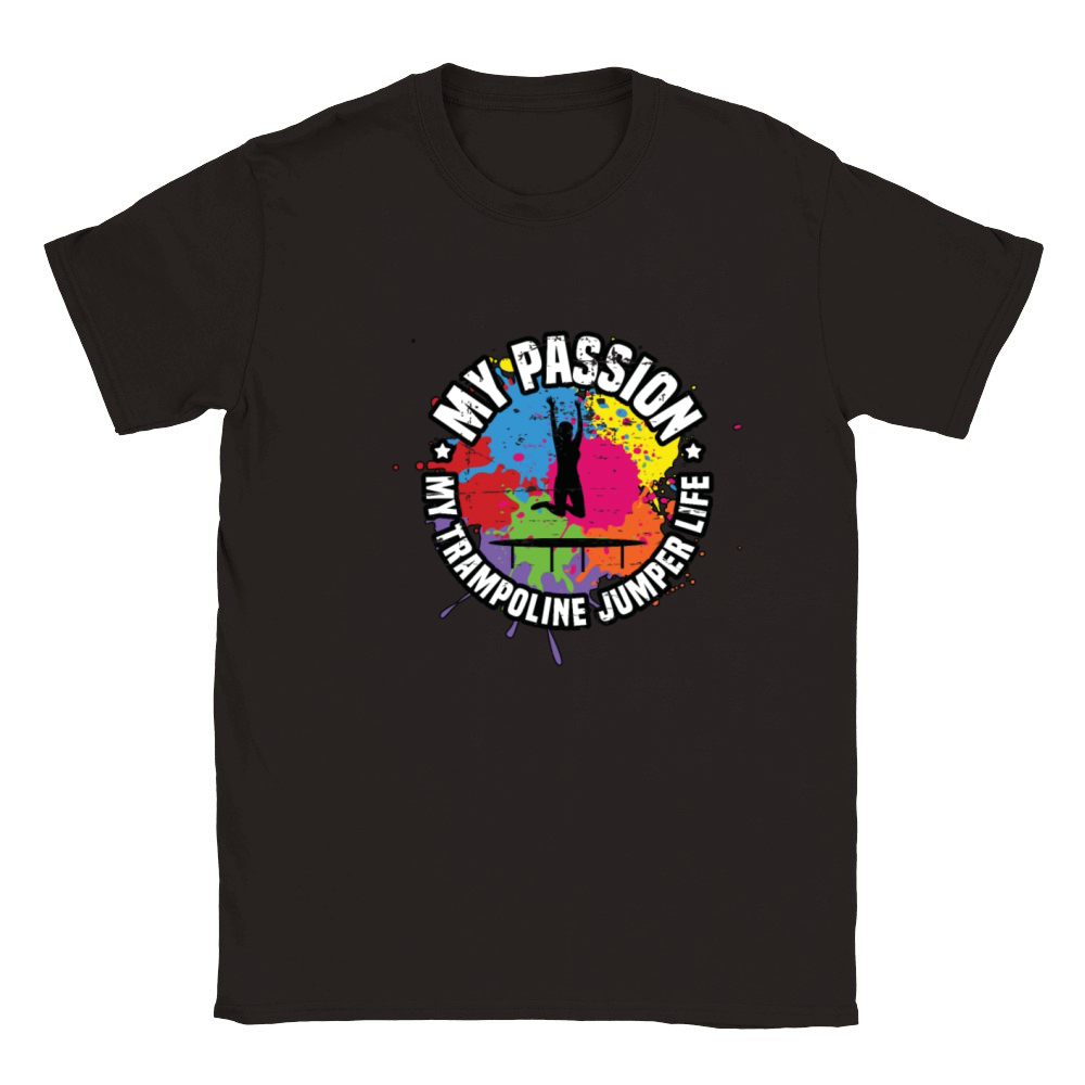 Trampoline Jumper My Passion My Trampoline Lover Classic Kids Crewneck T-shirt