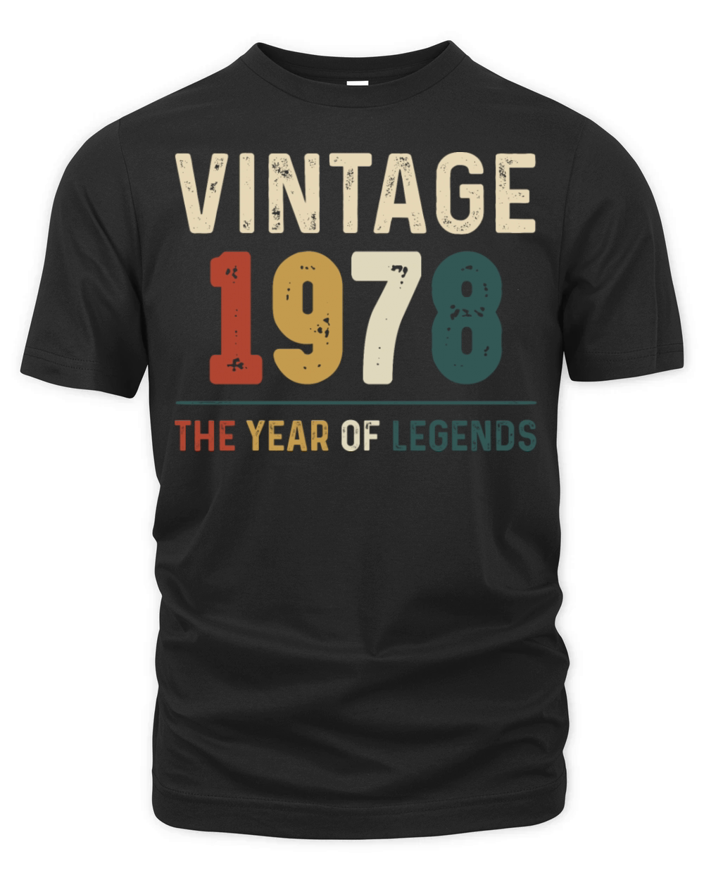 46 Years Old Vintage 1974 46th Birthday Gifts Organic Unisex T-shirt
