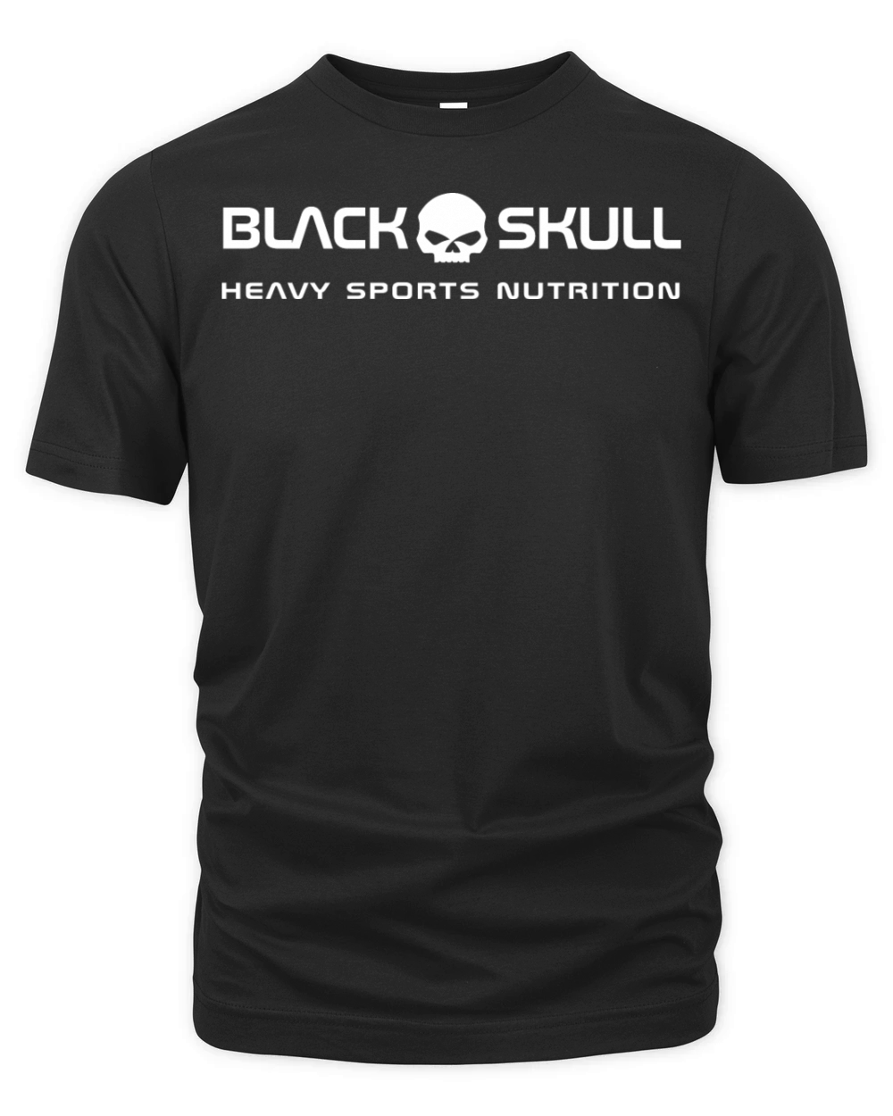 Black Skull Heavy Sports Nutrition Organic Unisex T-shirt