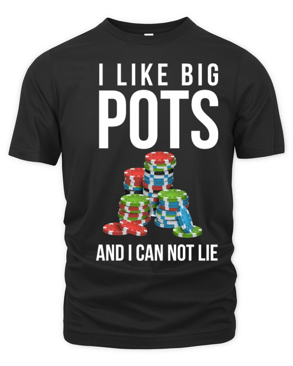 Funny Gambling Poker Player Organic Unisex T-shirt