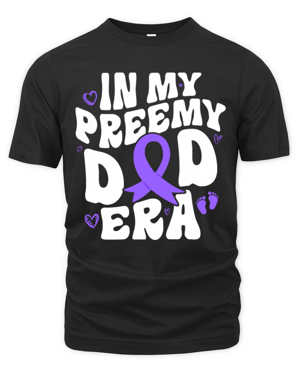 Premature Preemie Dad Nicu Daddy Organic Unisex T-shirt