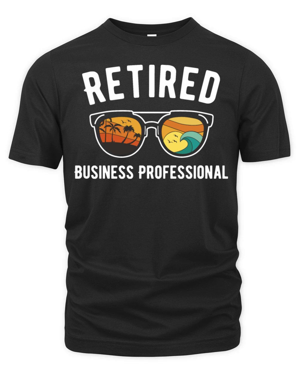 Retired Business Pro Beach Style with SEO Keywords Organic Unisex T-shirt