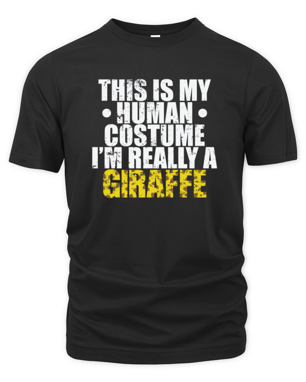 This is my Human Costume Im Really a Giraffe Organic Unisex T-shirt