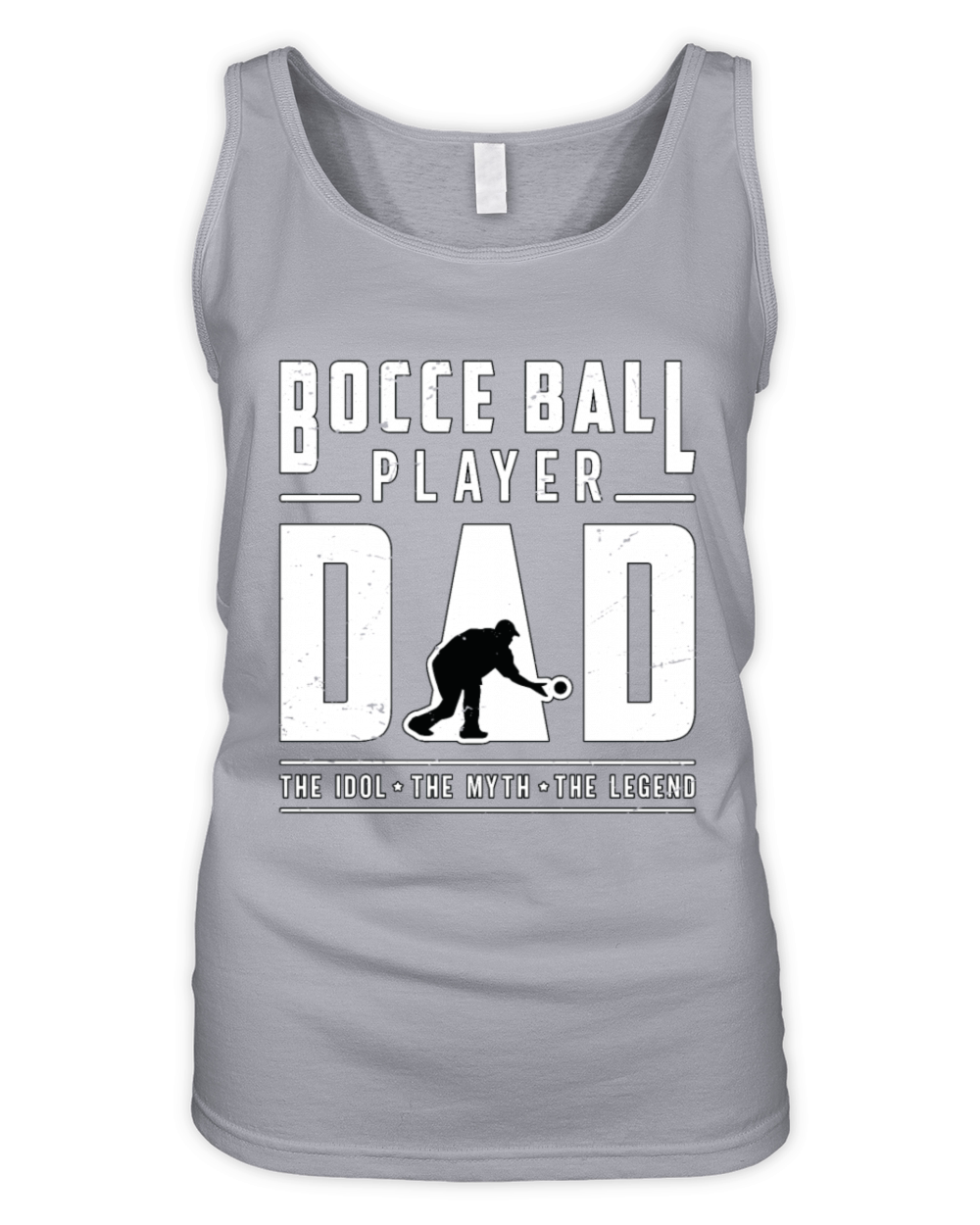 Bocce Ball Player Dad The Idol The Myth Ball Sport Organic Women's Tank Top