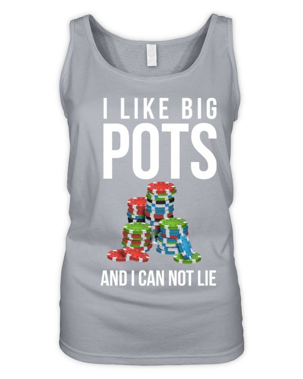 Funny Gambling Poker Player Organic Women's Tank Top