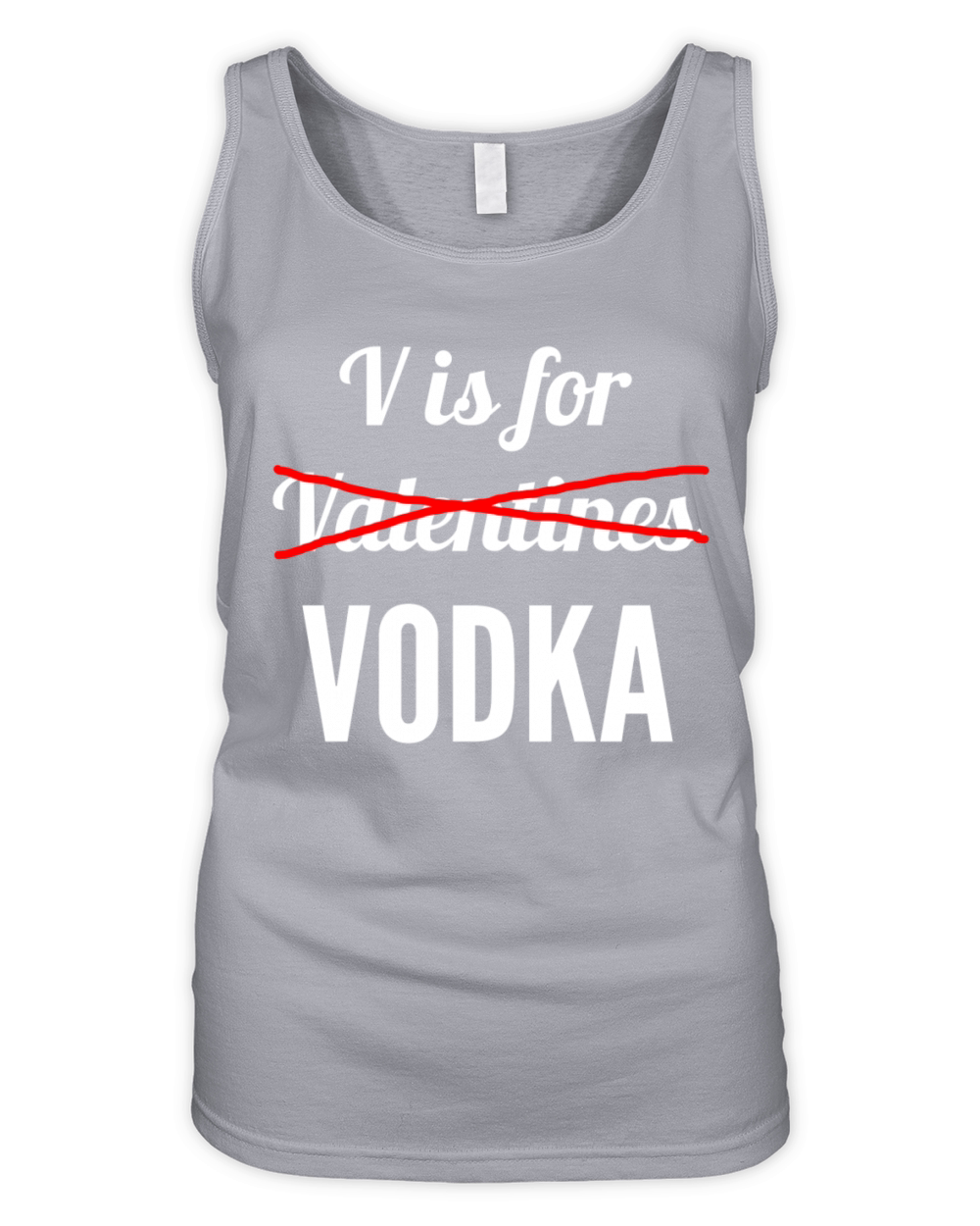 V is for Vodka Organic Women's Tank Top
