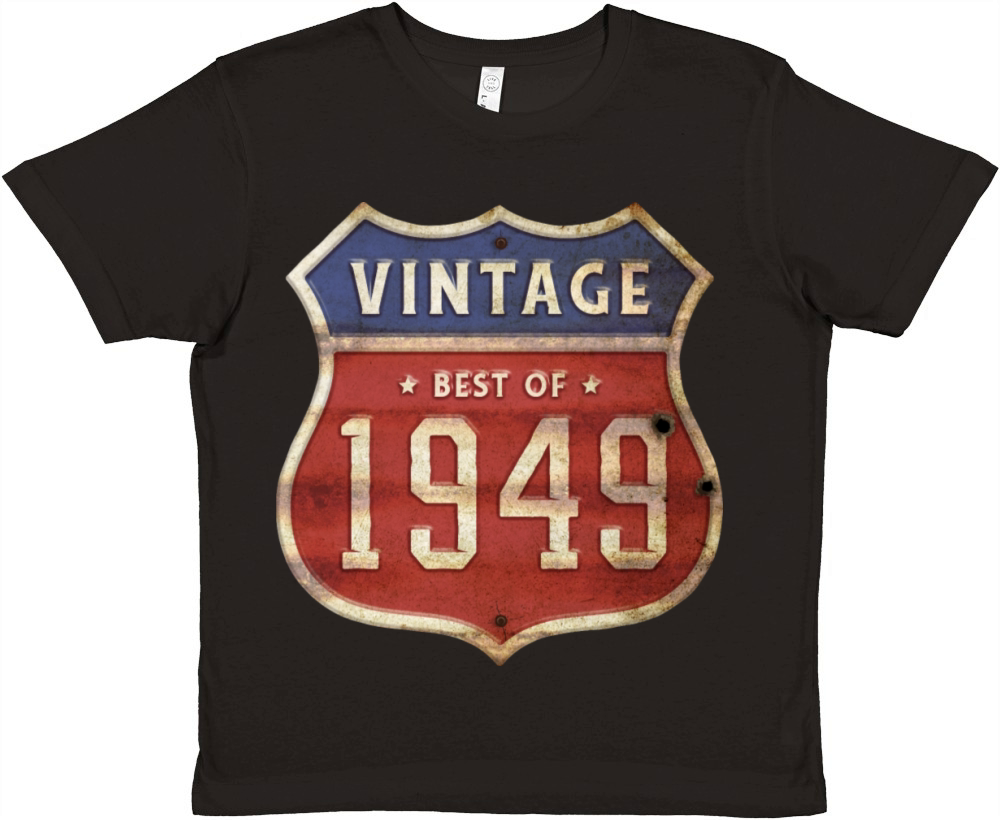 75 Years Old Vintage 1949 Limited Edition 75th Premium Kids Crewneck T-shirt