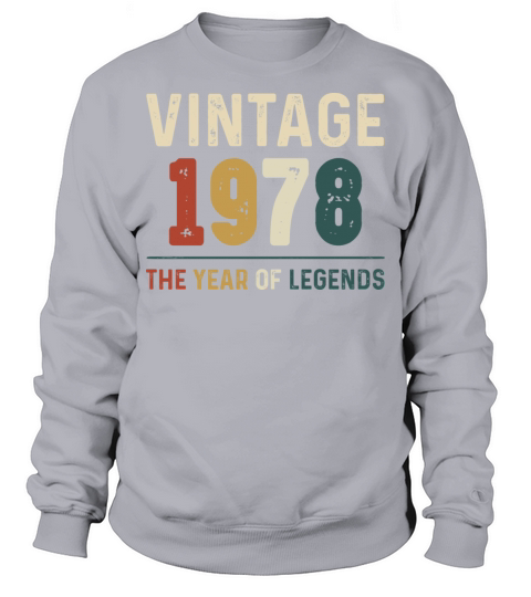 46 Years Old Vintage 1974 46th Birthday Gifts Sweatshirt Unisex