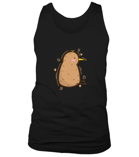 Kiwi sitting Fruit Animal New Zealand Tank Top Unisex