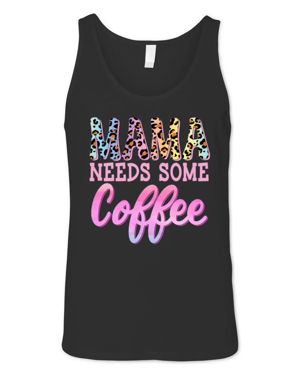 Mama needs coffee Unisex Jersey Tank