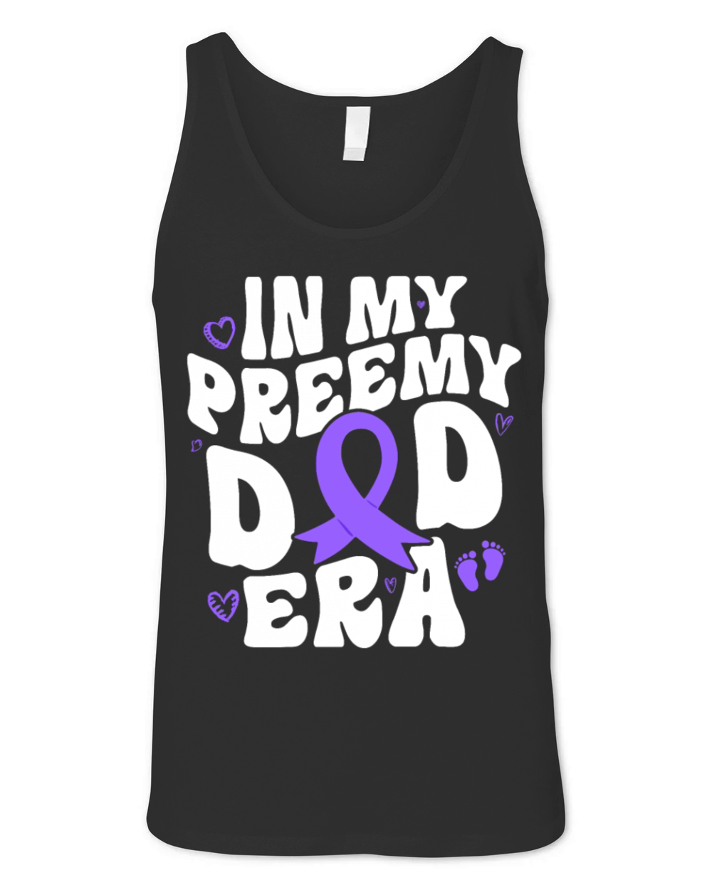 Premature Preemie Dad Nicu Daddy Unisex Jersey Tank