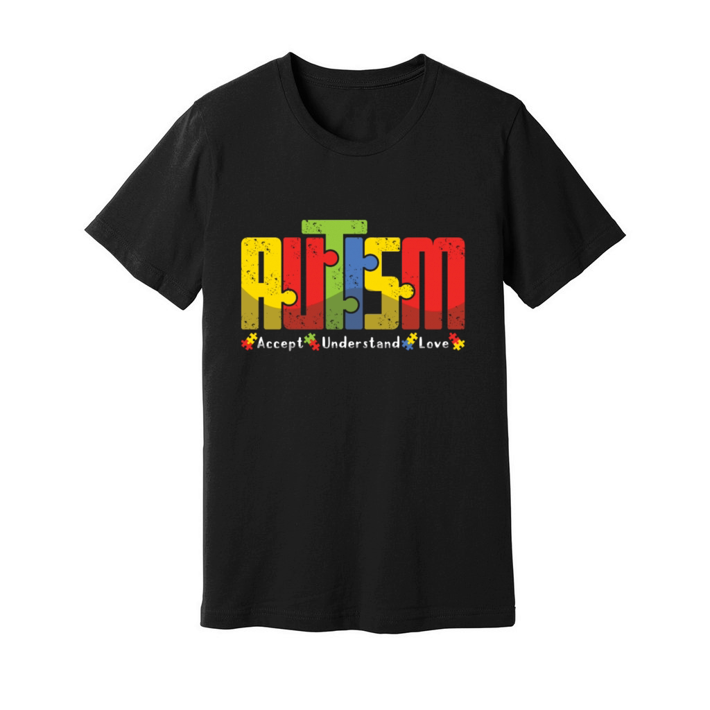 Accept Understand Love Autism Awareness Unisex Jersey Tee