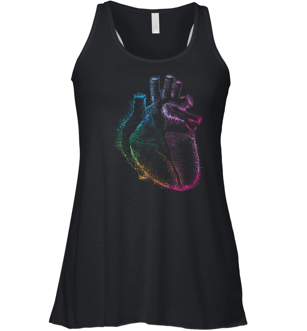 Heart Women's Flowy Tank Top