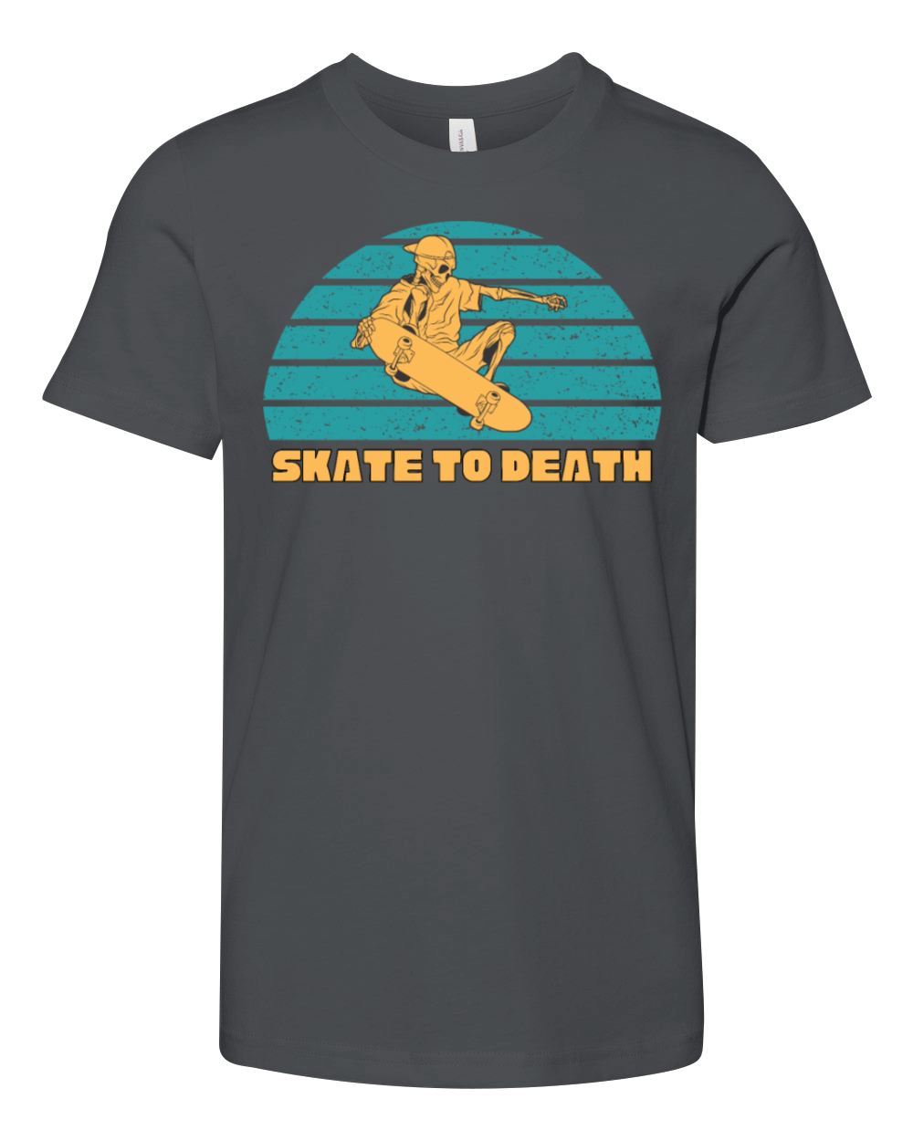 SKATE TO DEATH Youth Unisex Jersey Tee