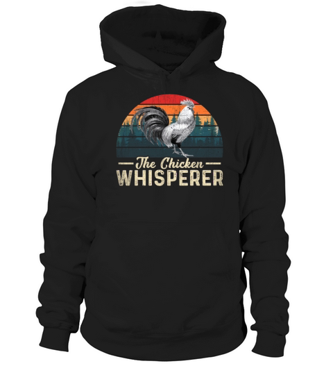 The Chicken Whisperer Vintage Urban Farmer Chicken Hoodie Unisex