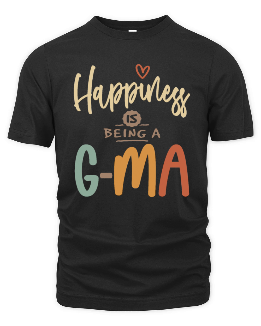 Happiness is Being a G-Ma - Grandma Organic Unisex T-shirt