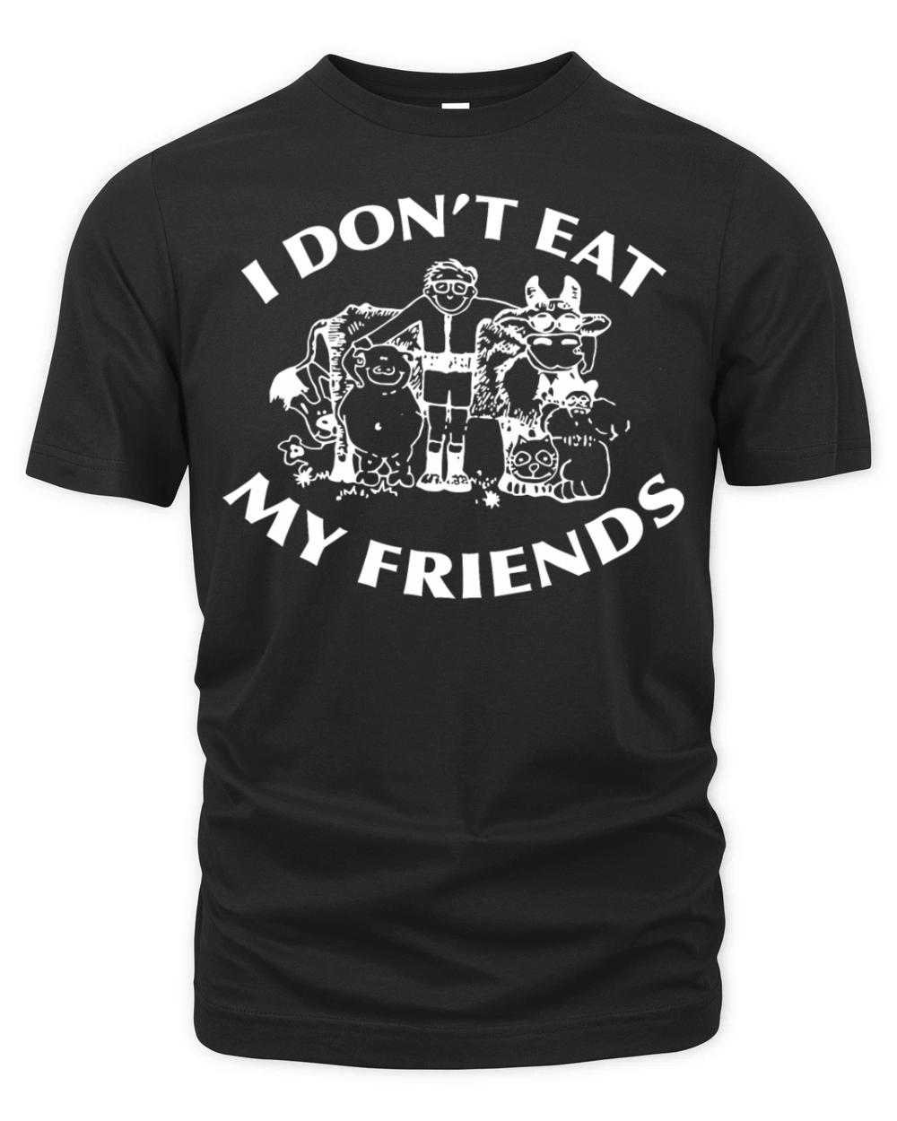 I Dont Eat My Friends Organic Unisex T-shirt