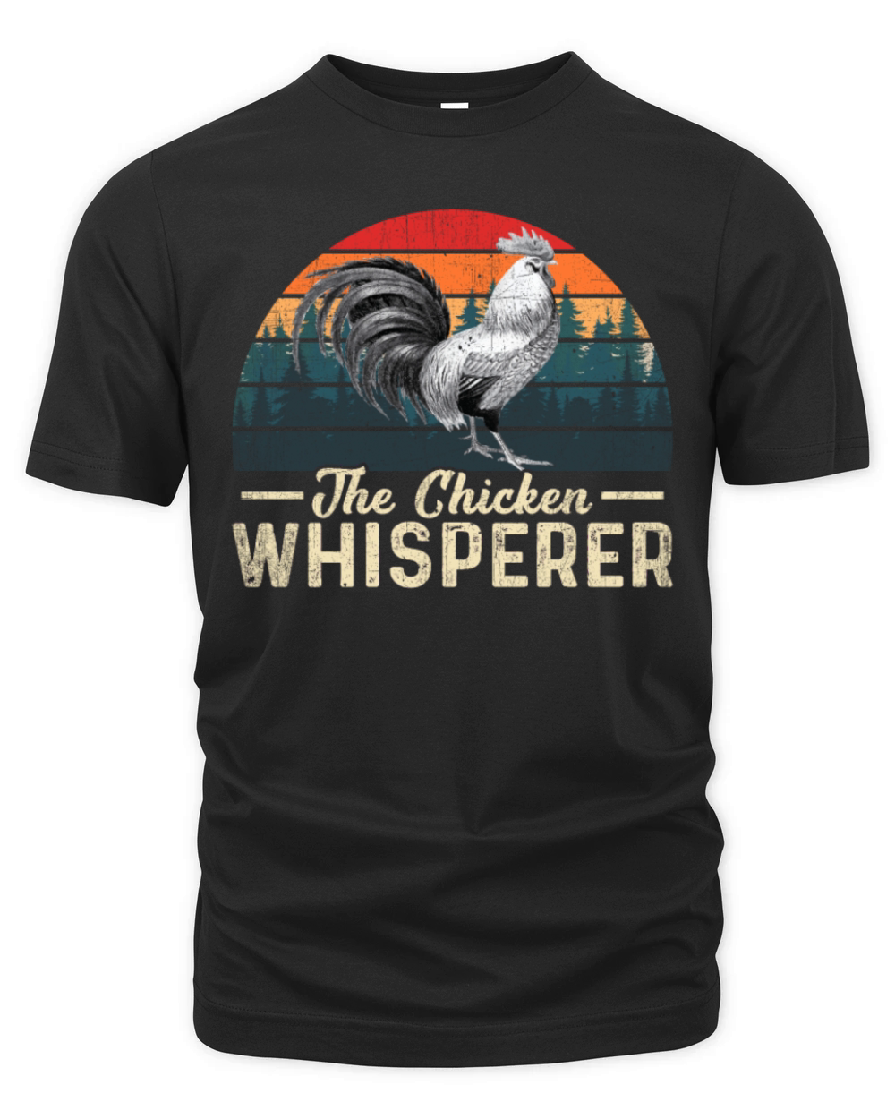 The Chicken Whisperer Vintage Urban Farmer Chicken Organic Unisex T-shirt