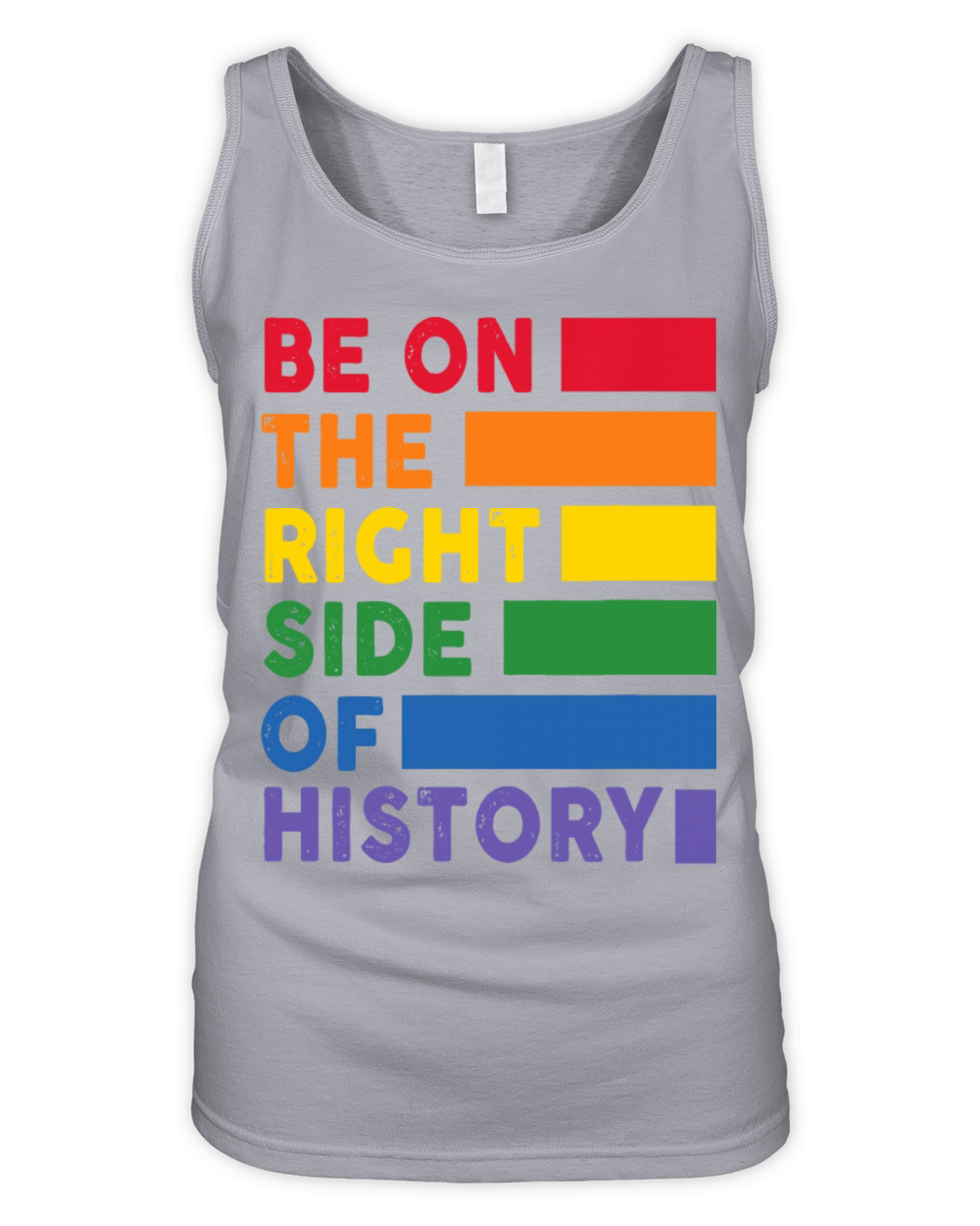 Be On The Right Side Of History Gay Pride LGBTQ Organic Women's Tank Top
