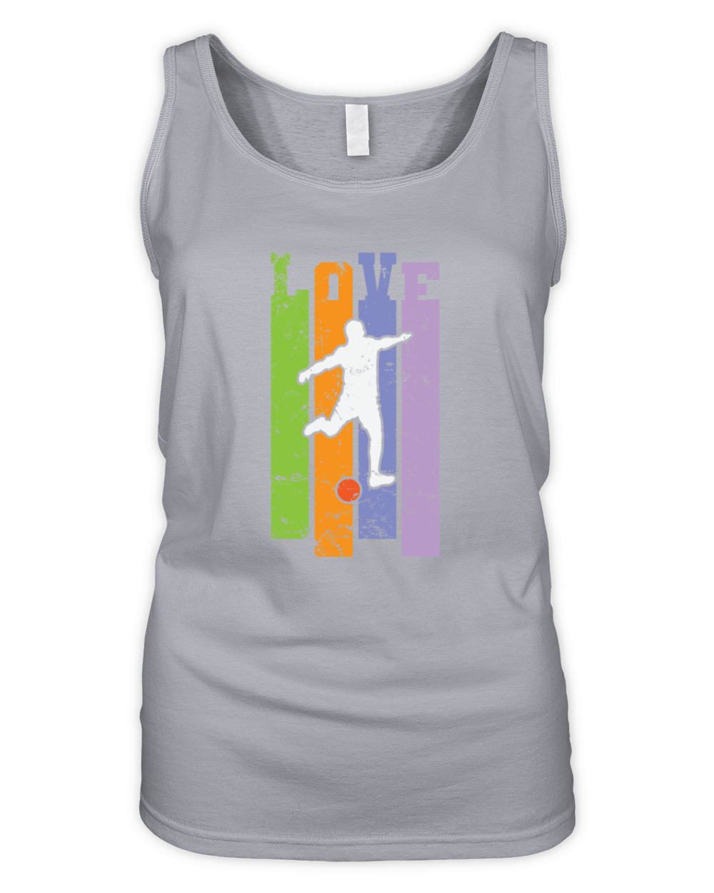 Love Kickball Rubber Ball America Sport Organic Women's Tank Top