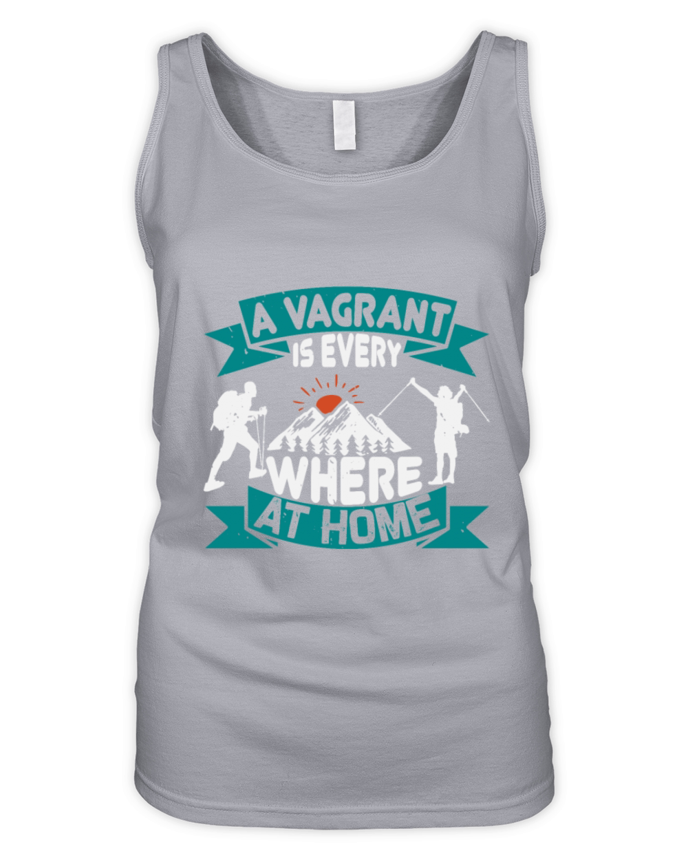 The mountain is calling Organic Women's Tank Top