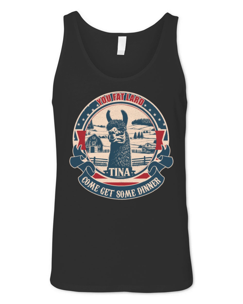 Tina you fat lard come get some dinner vintage Unisex Jersey Tank