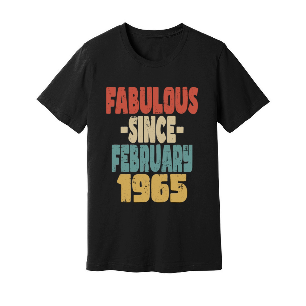 Fabulous February 1965 Unisex Jersey Tee
