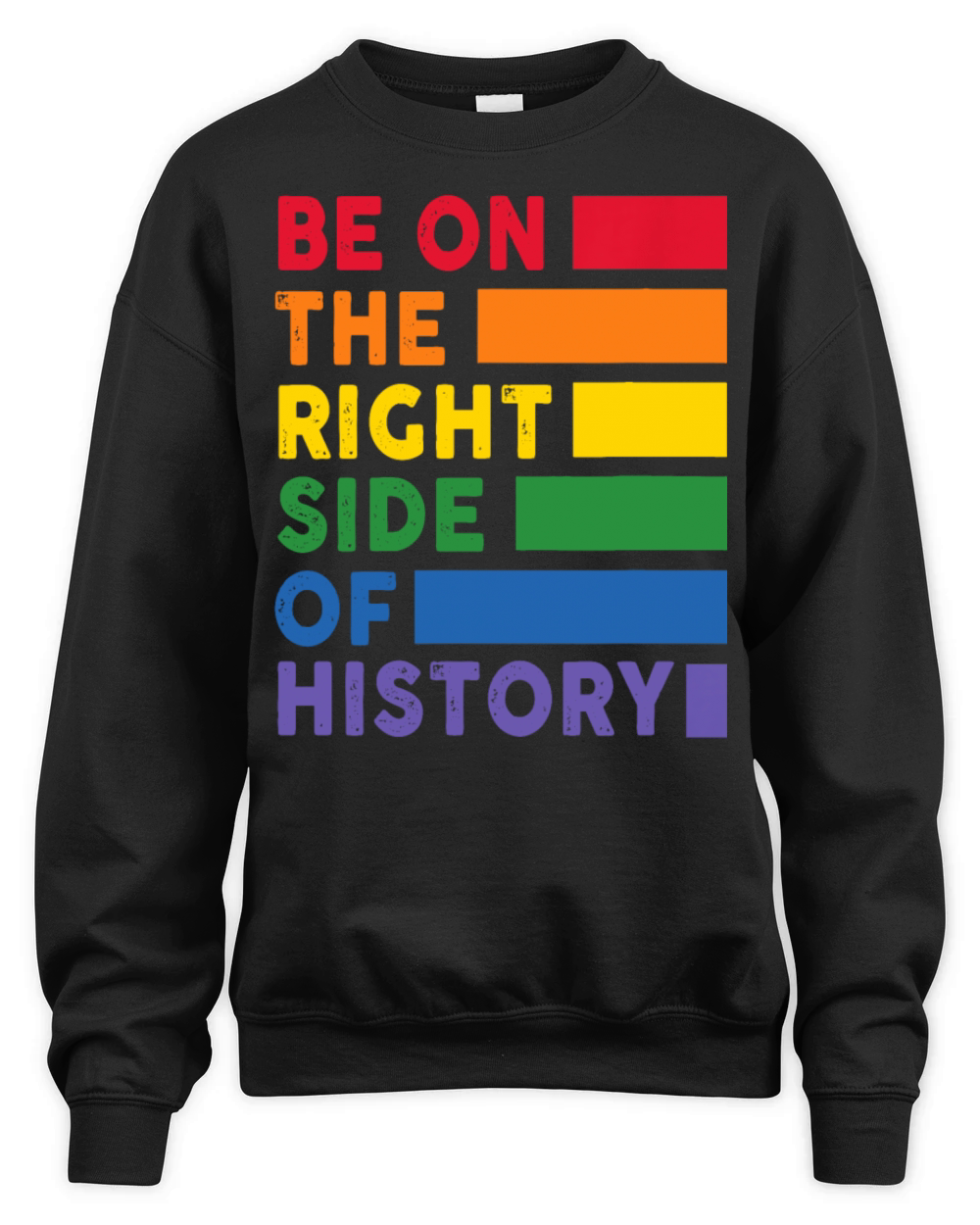 Be On The Right Side Of History Gay Pride LGBTQ Unisex Premium Crewneck Sweatshirt