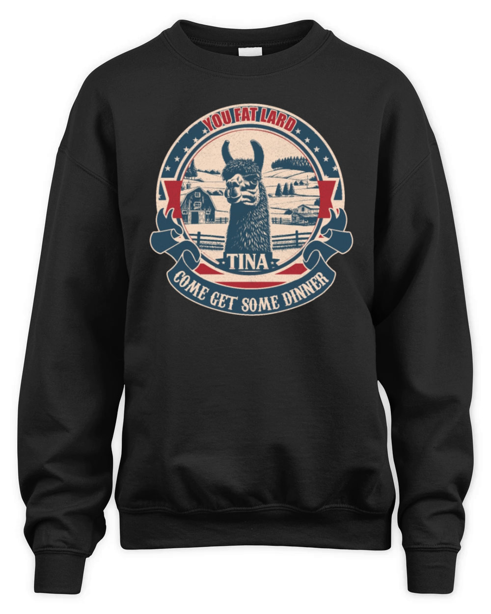 Tina you fat lard come get some dinner vintage Unisex Premium Crewneck Sweatshirt