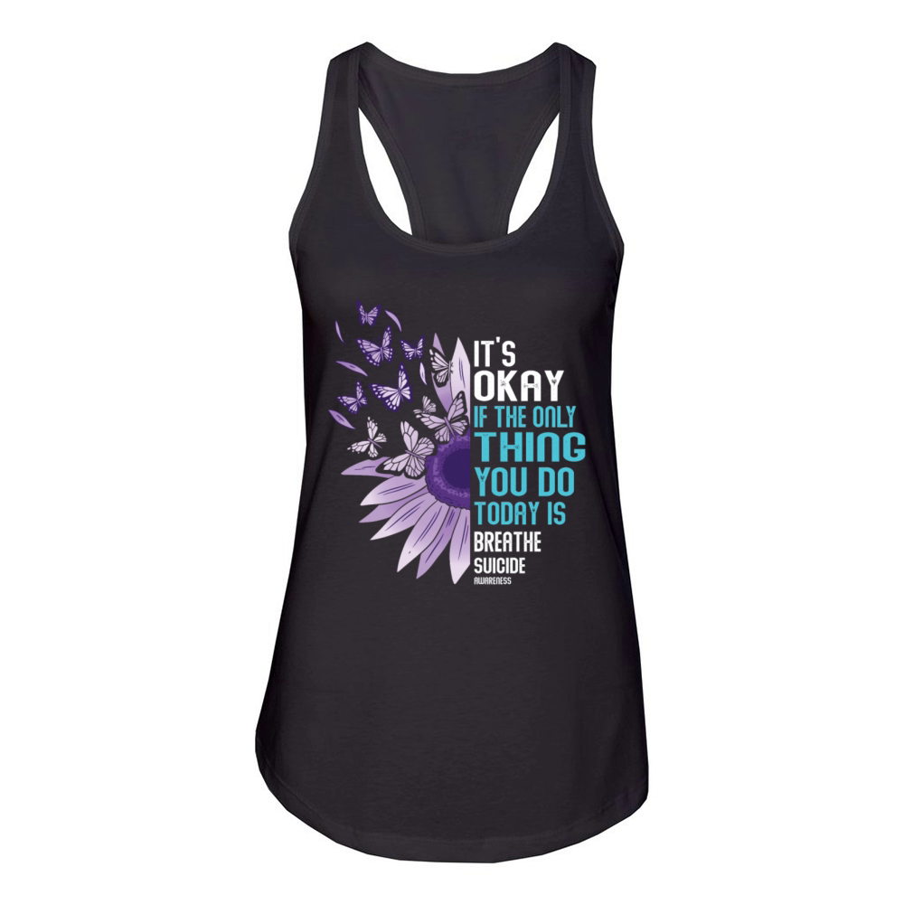 Suicide Prevention Awareness Women's Racerback Tank