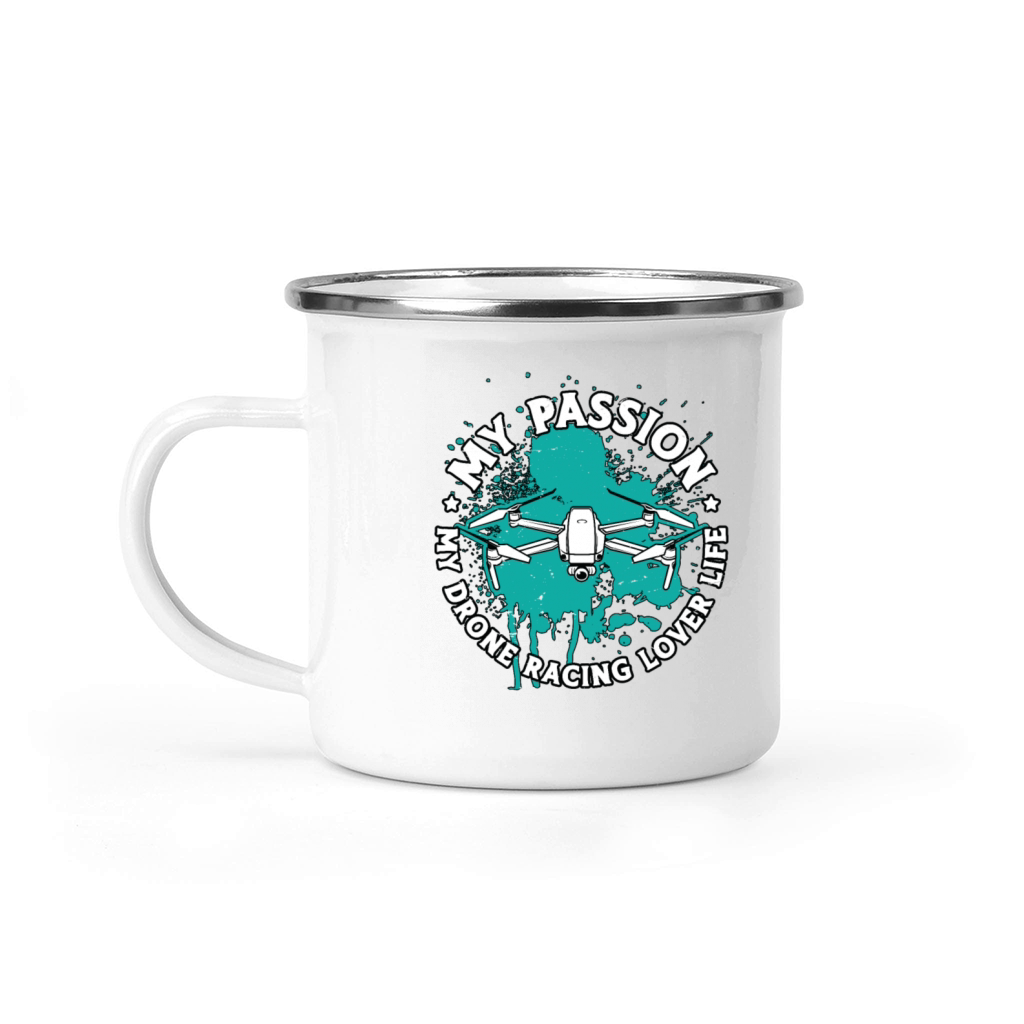 Drone Racing Lover My Passion My Drone FPV Race Camping Mug