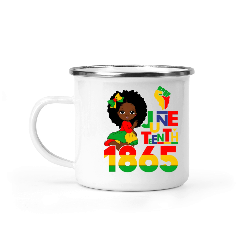 I Am Black Every Month But This Month IM Blackity Camping Mug